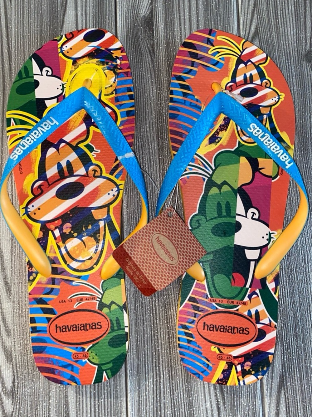 Disney x Havaianas Goofy flip-flops Men’s Size 13